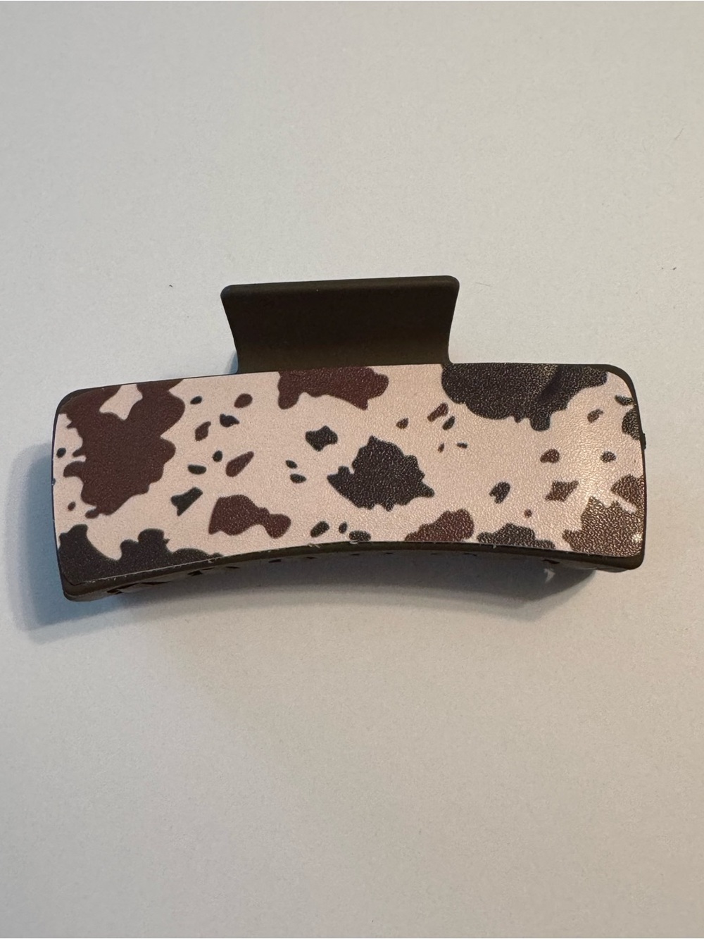 Country Western Boho Cow Print Claw Clip